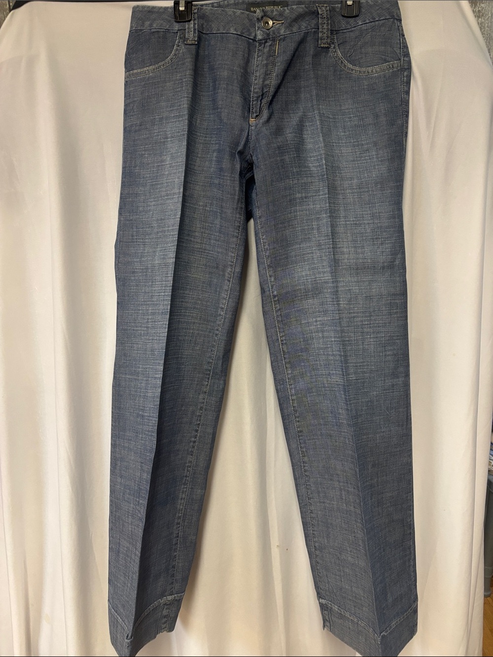 Banana Republic Women's Wide Leg Jeans in Light Blue